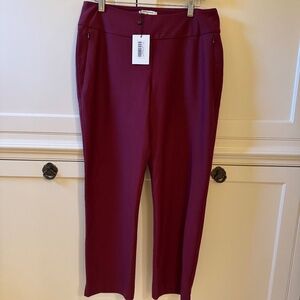 NWT Petite Principle pants - Garnet